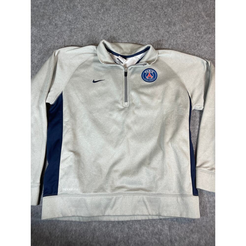 Nike Paris Saint Germain Chicago Magic Soccer Sweatshirt Mens XL Therma Fit Gray